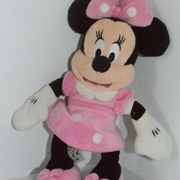Disney Store Minnie Mouse Plush Bean Bag Plush Toy - Picture 1 of 8